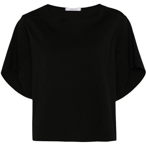 Transit t-shirt con scollo a barca - nero