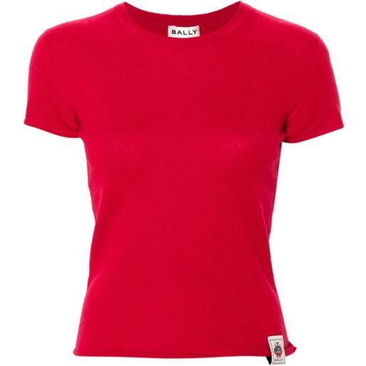 Bally t-shirt con applicazione - rosso