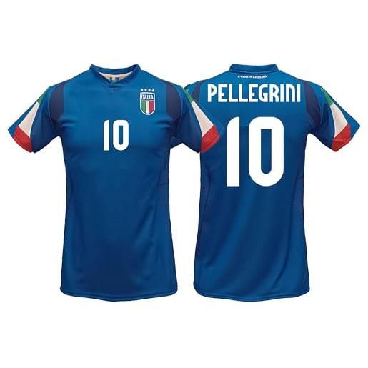 Generico maglia italia pellegrini ufficiale e u r o 2024 adulto ragazzo bambino 10 lp7