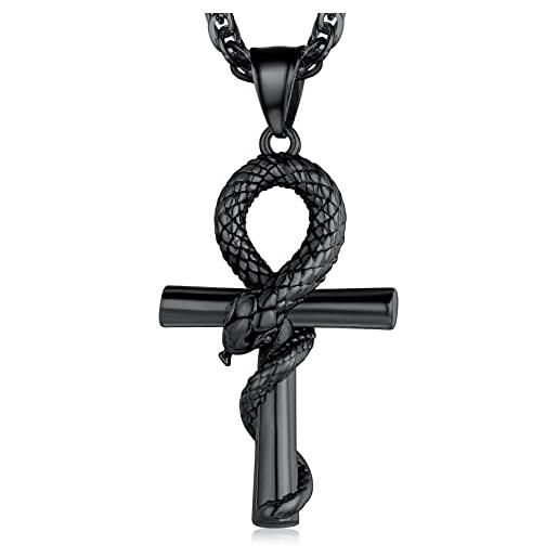 Collana Con Ciondolo Croce Uomo In Oro Bianco Con Diamante Cappagli Gioielli 13632 Zoom - Foto 2