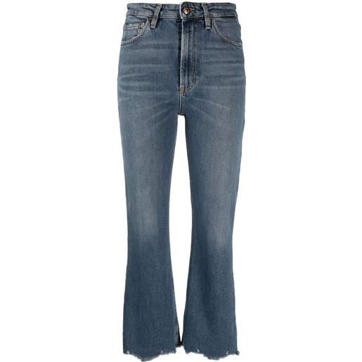 3x1 jeans svasati a vita alta - blu