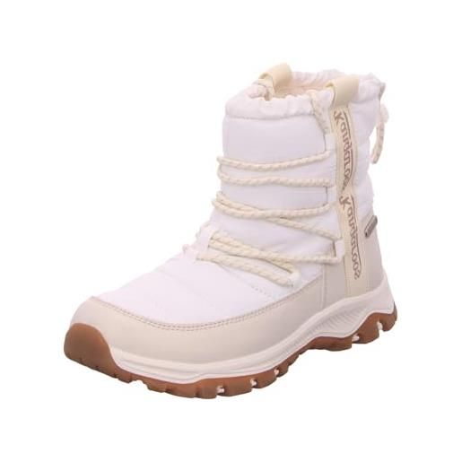 KangaROOS k-fw shego, stivali da neve donna, jet black steel grey, 41 eu