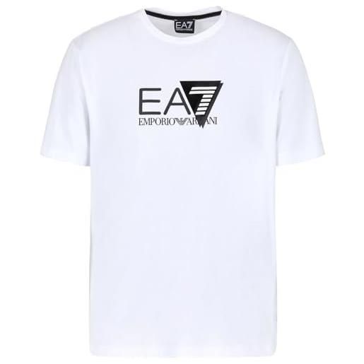EA7 emporio armani t-shirt uomo con logo 3dpt36pjulz 8057970729099 - bianco bianco 1100