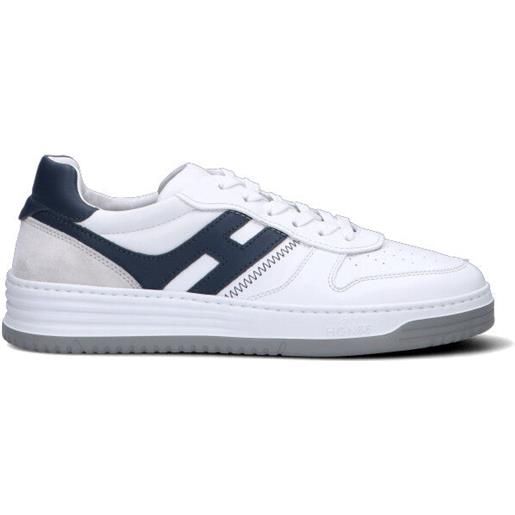 HOGAN - h630 sneaker uomo bianca/blu in pelle