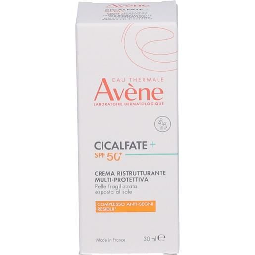 Avene avène cicalfate+ spf50+ crema ristrutturante viso corpo multi-protettiva 30ml