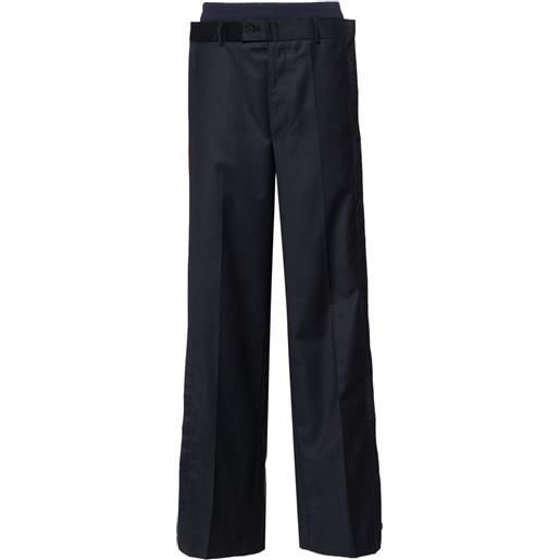 BETTTER pantaloni dritti embedded BETTTER x fila - blu