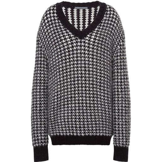 Alberta Ferretti maglione con maniche a spalla bassa - nero