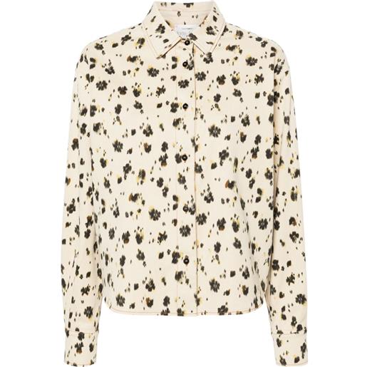 Forte Forte camicia con stampa astratta - toni neutri