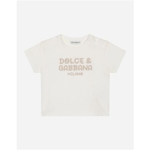 Dolce & Gabbana t-shirt in jersey con logo dolce&gabbana