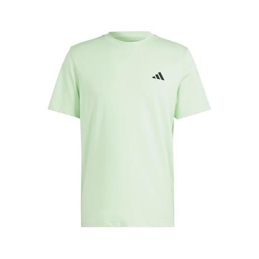adidas uomo running state graphic tee, semi green spark, m