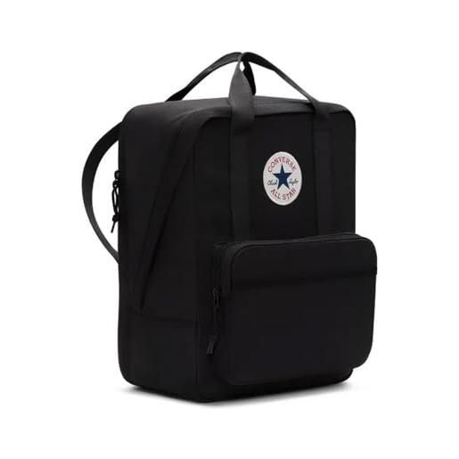 Converse piccolo zaino quadrato, nero, taille unique, small piazza backpack