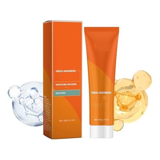 FUYOULILO blocca il sudore del viso, lozione gelificata per l'assorbimento del sudore da donna, blocca il sudore per il cuoio capelluto della fronte e il controllo dell'oleosità del viso (1)