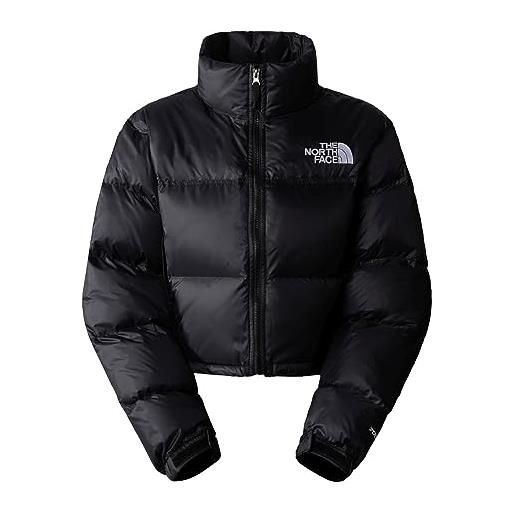 The North Face nf0a5gges961 women's nuptse short jacket giacca donna peak purple/tnf black taglia s