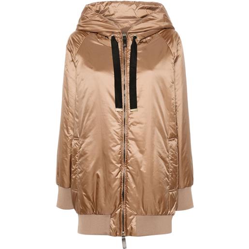 Max Mara parka con cappuccio - marrone