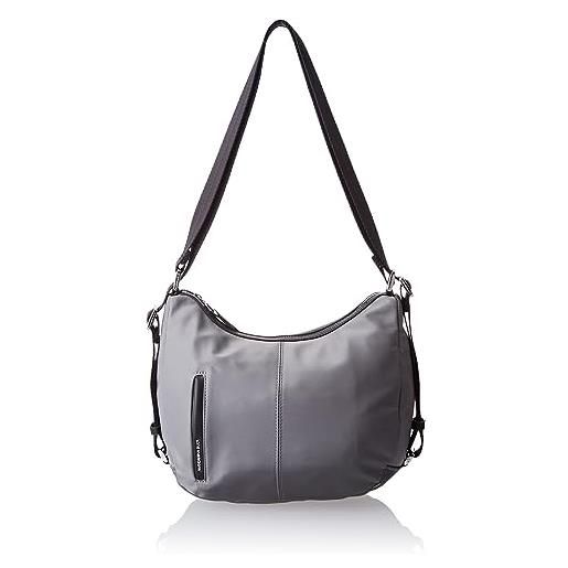 Mandarina Duck hunter p10vct21, hobo/zaino donna, smoked pearl, 27x24x12 (l x h x w)