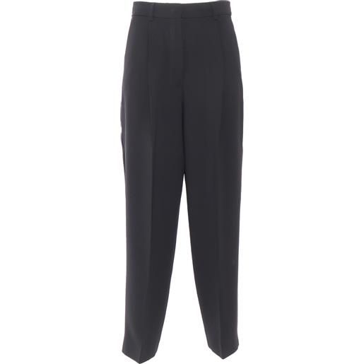 Max Mara Weekend pantaloni neri ronchi