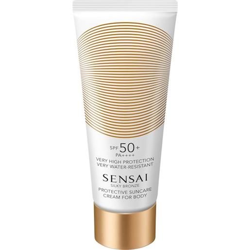 SENSAI cura-del-sole silky-bronze. Protective suncare cream spf 30 spf 50+ 150 ml (565,07 € / 1 l)