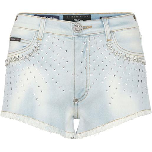 Philipp Plein shorts denim - blu