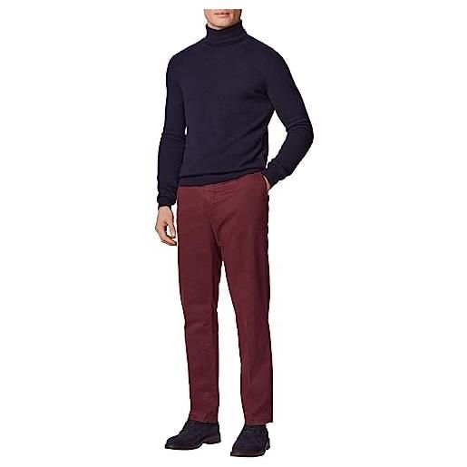 Hackett London hackett c chino sanderson pantaloni, rosso (marrone), w30 / l32 uomo