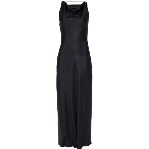 Róhe abito lungo con schiena scoperta - blu