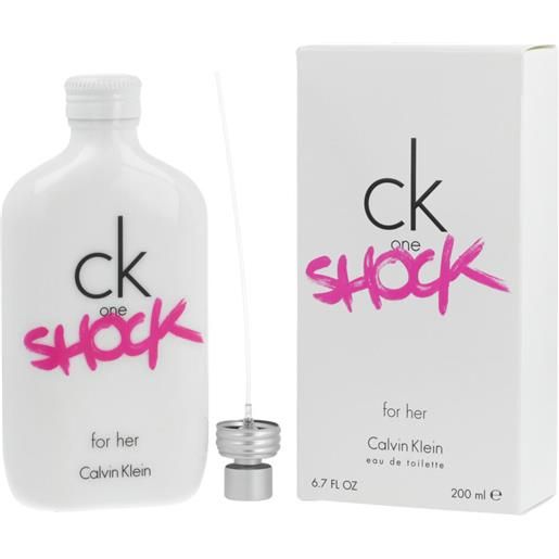 Calvin Klein ck one shock for her eau de toilette (donna) 200 ml
