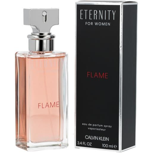 Calvin Klein eternity for women flame eau de parfum (donna) 100 ml