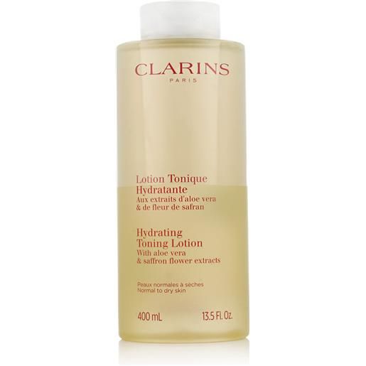 Clarins hydrating toning lotion aloe vera & saffron flower 400 ml