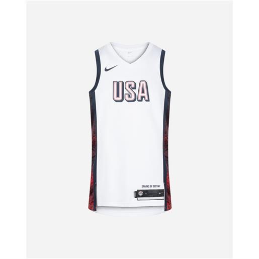 Nike usa home m - canotta basket - uomo - bianco