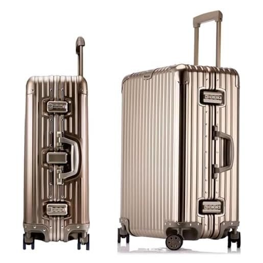 Valigia Grande Valigia Cabina Rigida Alluminio E PC, Ruote