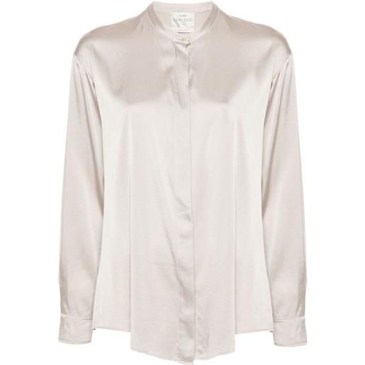 Forte Forte camicia con colletto basso - toni neutri