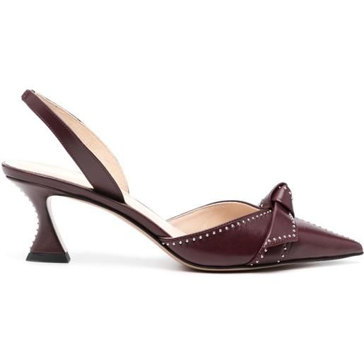 Alexandre Birman pumps clarita con borchie 60mm - rosso