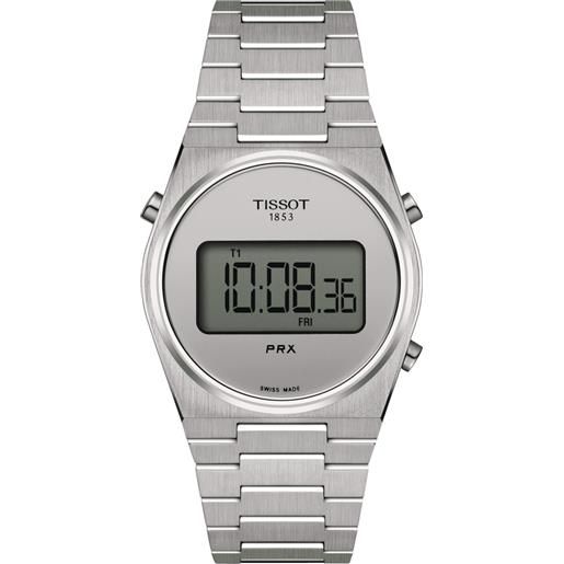 Tissot prx digital / orologio unisex / quadrante argentato / cassa e bracciale acciaio - t137.263.11.030.00