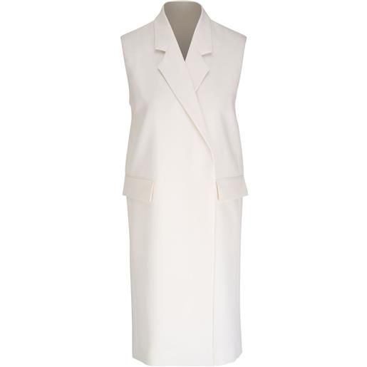TOTEME blazer lungo smanicato - bianco