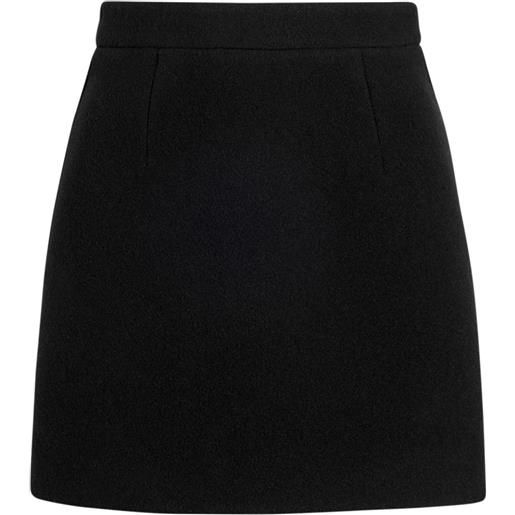 Patou minigonna a vita media - nero