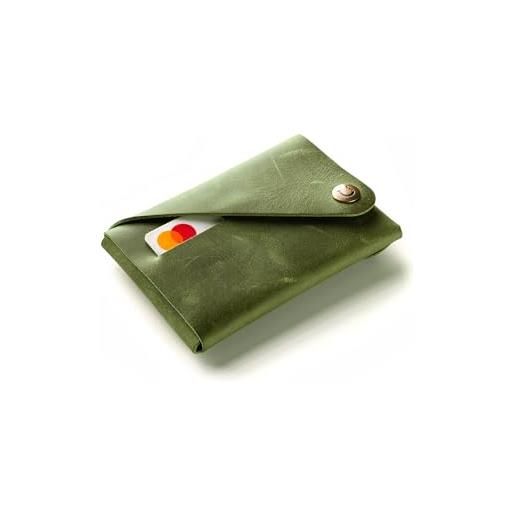 Portafoglio Donna In PU Con Cerniera - Verde, 19x9.5x3 Cm, 10 Scomparti, Portamonete Incorporato - Foto 7