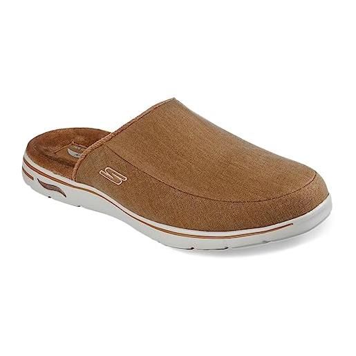 Skechers lounge arch fit, pantofole uomo, tessuto di grano, 41 eu
