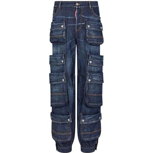 DSQUARED2 jeans affusolati - blu