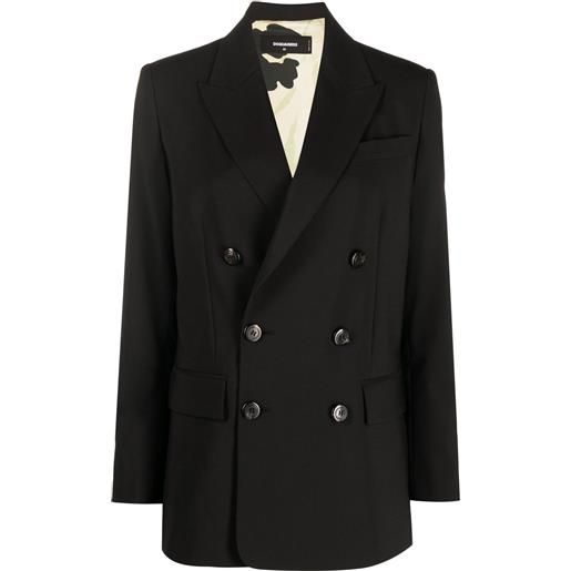 DSQUARED2 blazer doppiopetto - nero