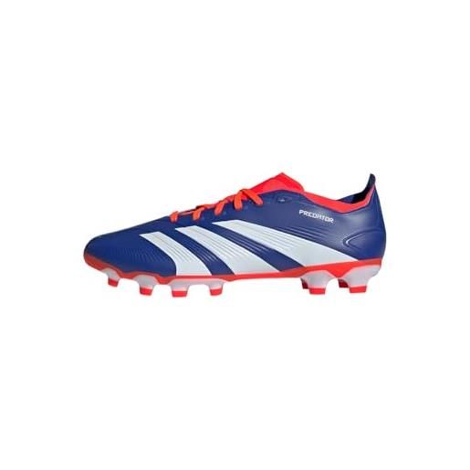 adidas unisex league football boots multiground, lucid blue/cloud white/solar red, 46 2/3 eu