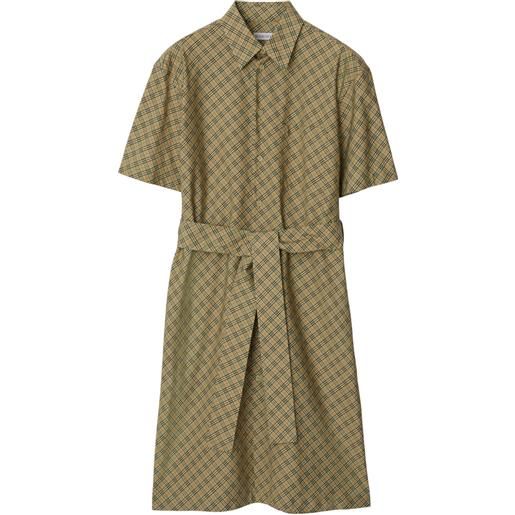 Burberry chemisier a quadri - verde
