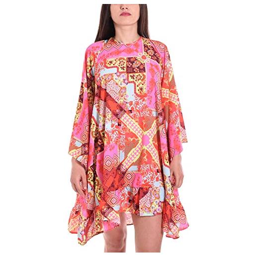 F**K abito corto donna fuori acqua mood venture effek - m/l, multicolore