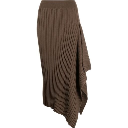 Calvin Klein gonna a coste - marrone