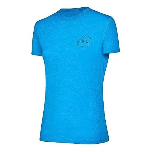 Black Crevice t-shirt da donna in lana merino i maglietta di pregio in lana merino i t-shirt da donna in lana merino in 70% lana merino e 30% pes i t-shirt termica in lana i mulesing free