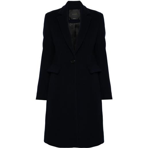 PINKO cappotto monopetto - blu