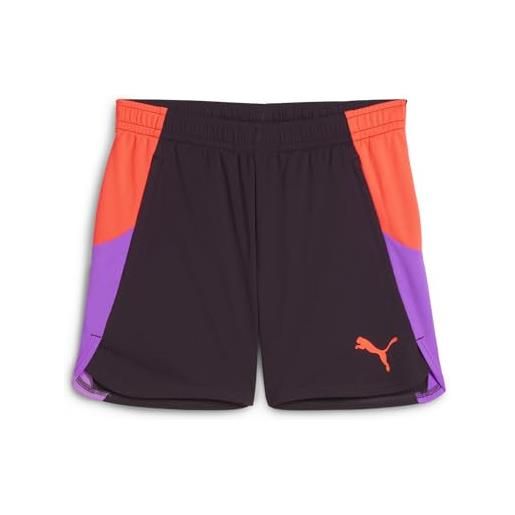 PUMA individualblaze shorts, pantaloncini lavorati a maglia donna, midnight plum, m
