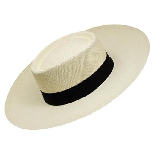 Gamboa originale cappello panama tesa larga cappelli di paglia uomo e donna protezione solare upf 50+
