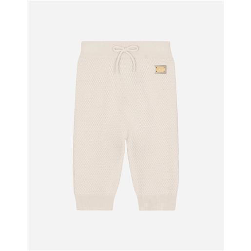 Dolce & Gabbana pantalone in maglia con lavorazione a punto canestro