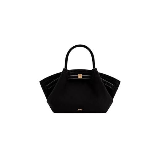 Borsa Tote JW PEI Donna - Media Hana In Finta Pelle Scamosciata, Chiusura Magnetica - Foto 4