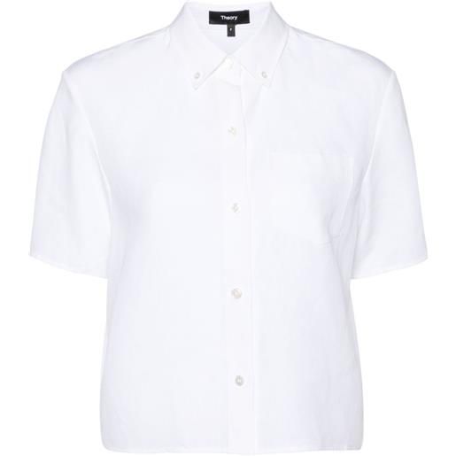 Theory camicia a maniche corte - bianco