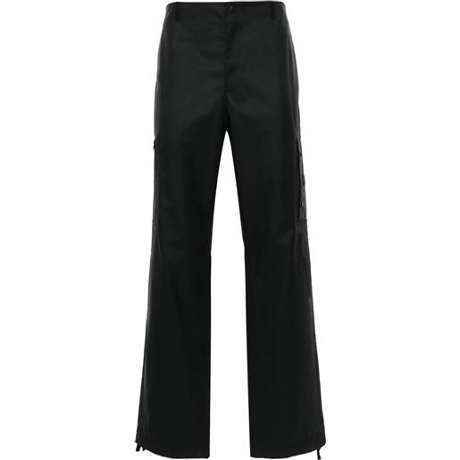 Moncler cargo con applicazione - nero